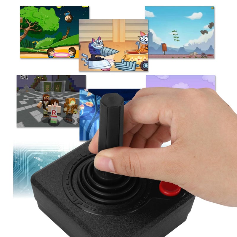 143 Retro Classic 3D Analog Joystick Controller for Joystick, for Game Control with Operating Button/Four-Way Joystick, for Joystick with Games for 2600 - Image 2